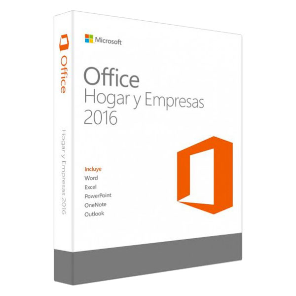 Microsoft Office 2016 Hogar y Negocios, 1 Licencia, DVD, Español, 64 Bits
