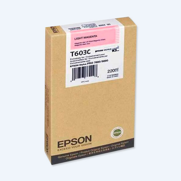 Cartucho Epson Magenta Claro, P/7800, 7880, 9800, 9880, 220ml