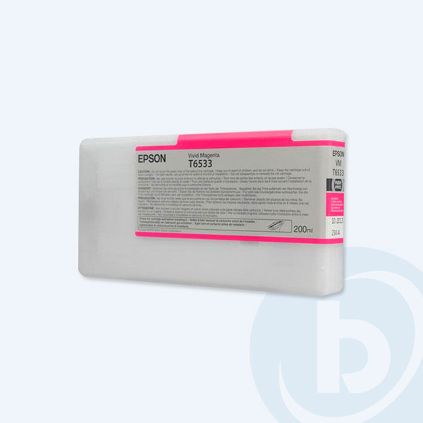 T653300 - Cartucho Epson Magenta, P/Stylus Pro 4900, 200ml
