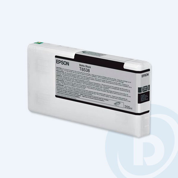T653800 - Cartucho Epson Negro Mate, P/Stylus Pro 4900, 200ml
