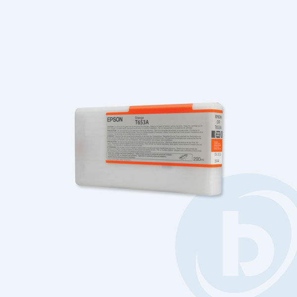 T653A00 - Cartucho Epson Naranja, P/Stylus Pro 4900, 200ml