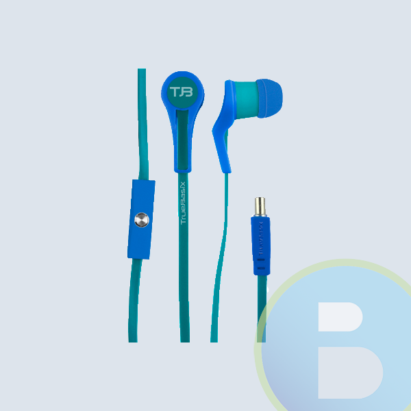 Audifonos Acteck True-Basix tb-02001 In-Ear/Microfono, Azul/Aqua