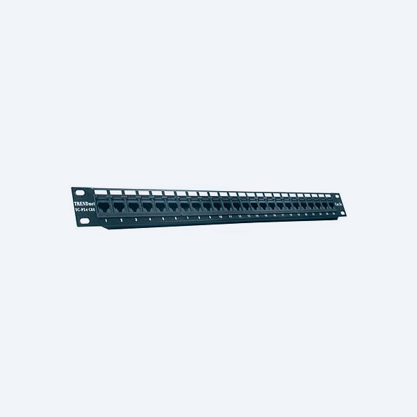 Panel de Parcheo TRENDnet, 24 Puertos, Cat 5e/5, Rack, Sin blindar