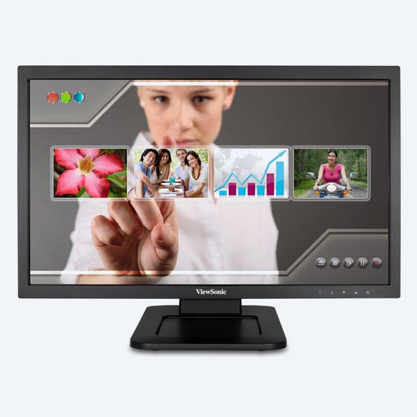 Monitor ViewSonic TD2220 LED Touchscreen 21.5'', Full HD, Widescreen, Bocinas Integradas, Negro