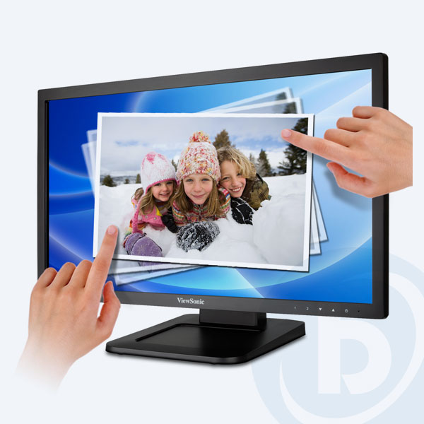 TD2220 - Monitor ViewSonic TD2220 LED Touchscreen 21.5'', Full HD, Widescreen, Bocinas Integradas, Negro