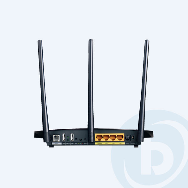 TD-W8970 - Router Inal&aacute;mbrico TP-Link, 300Mbps, M&oacute;dem ADSL2+, 3 Antenas 5dBi