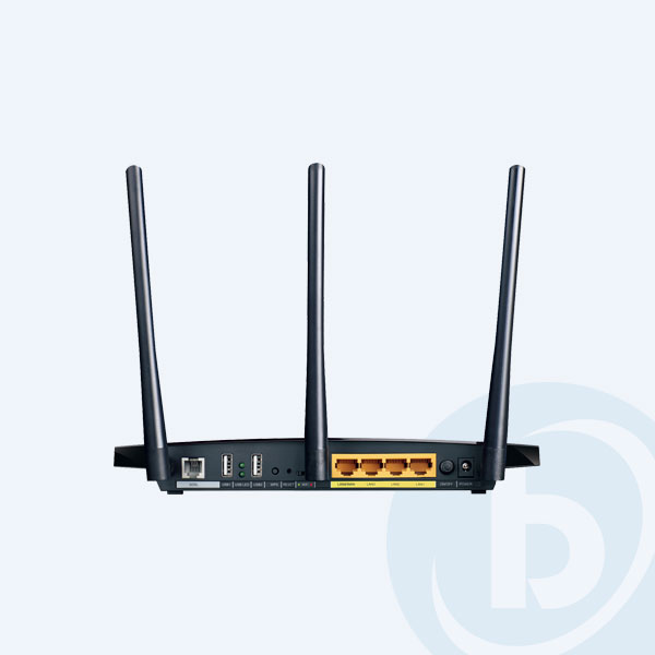 TD-W8980 - Router Inal&aacute;mbrico TP-Link TD-W8980, 600 Mbps, 4 Puertos RJ45 de 10/100/1000Mbps, 1 Puerto RJ11, 2 Puertos USB 2.0, Banda Dual