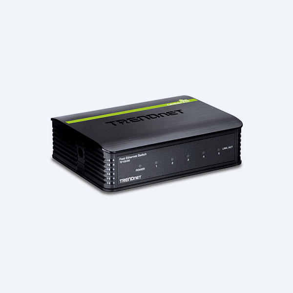 Switch TRENDnet TE100-S5, 5 Puertos 10/100 Mbps, No administrable