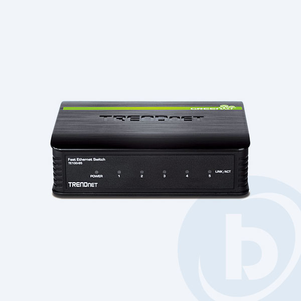 TE100-S5 - Switch TRENDnet TE100-S5, 5 Puertos 10/100 Mbps, No administrable
