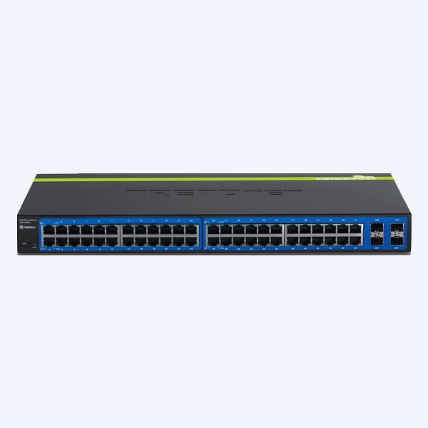 Switch TRENDnet TEG-448WS, 48 Puertos 10/100/1000, 4 Ranuras MINI-GBIC