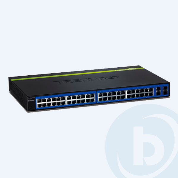 TEG-448WS - Switch TRENDnet TEG-448WS, 48 Puertos 10/100/1000, 4 Ranuras MINI-GBIC