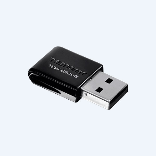 Tarjeta de Red Inalámbrica USB Trendnet , 300Mbps