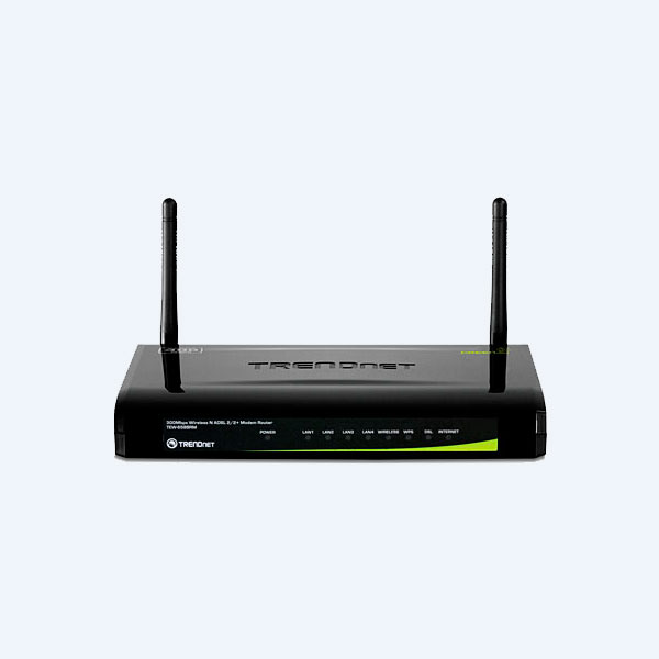 Router  Inalámbrico TRENDnet N300, 100Mbps, ADSL2