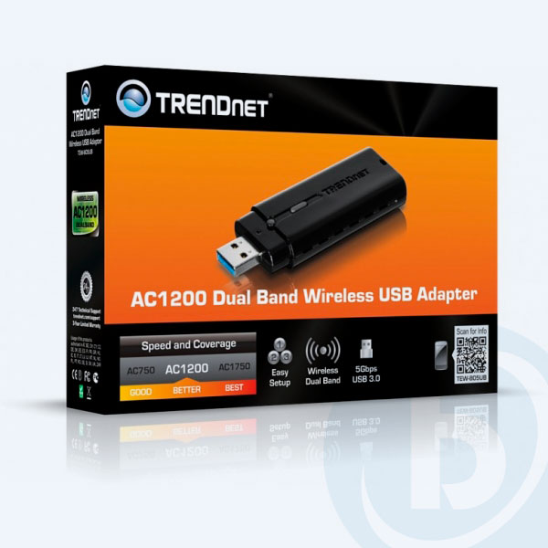 TEW-805UB - Tarjeta de Red Inal&aacute;mbrica TRENDnet 805UB, USB, 300Mbps