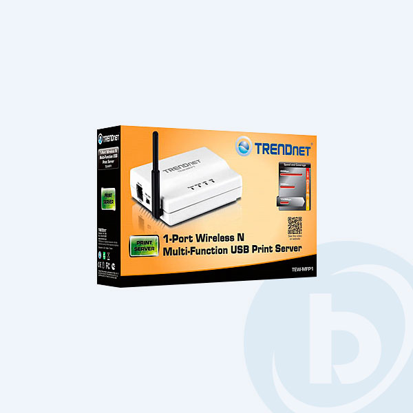 TEW-MFP1 - Servidor de Impresi&oacute;n TRENDNet, Inal&aacute;mbrico, USB