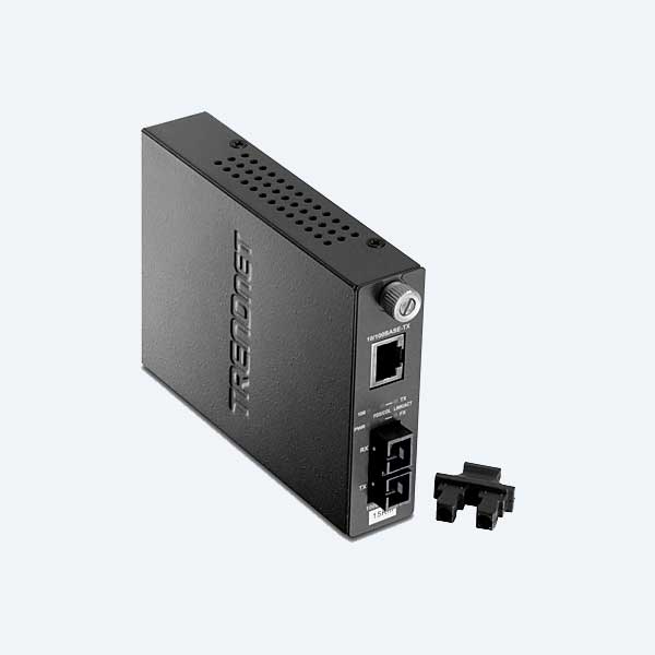 Convertidor de Fibre TRENDnet TFC-110S15, SC MonoModo, 100B-TX a 100B-FX