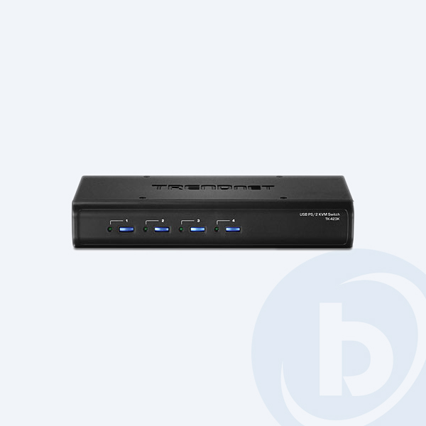 TK-423K - Switch KVM TRENDnet TK-423K, 4PCs, 4 Puertos