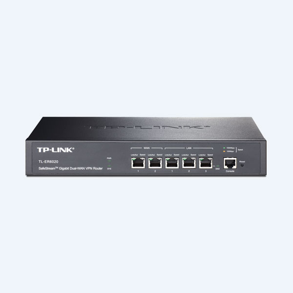 Router Balanceador de Carga TP-Link TL-ER6020, 180Mbps, 2 Puertos WAN Gigabit, 1 Puerto LAN/DMZ Gigabit, 1 Puerto de Consola (RJ