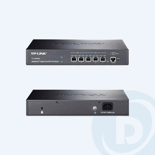 TL-ER6020 - Router Balanceador de Carga TP-Link TL-ER6020, 180Mbps, 2 Puertos WAN Gigabit, 1 Puerto LAN/DMZ Gigabit, 1 Puerto de Consola (RJ