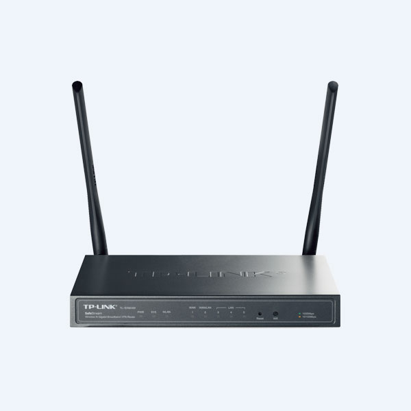 Router Inalámbrico TP-Link N SafeStream, 300Mbps, 1 puerto WAN Gigabit, 3 puertos LAN Gigabit y 1 puerto WAN/LAN Gigabit