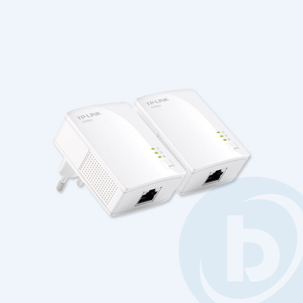 TL-PA2010KIT - Kit Adaptador PowerLine TP-Link, 200Mbps, 300m, cableado