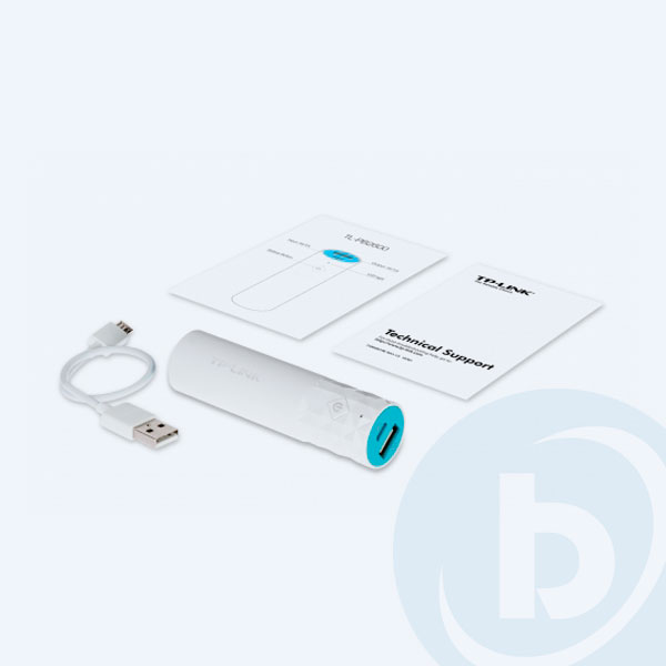 TL-PB2600 - Bater&iacute;a Port&aacute;til TP-Link TL-PB2600, 2600mAh, Blanco, Micro USB/USB 2.0/iPhone/iPad