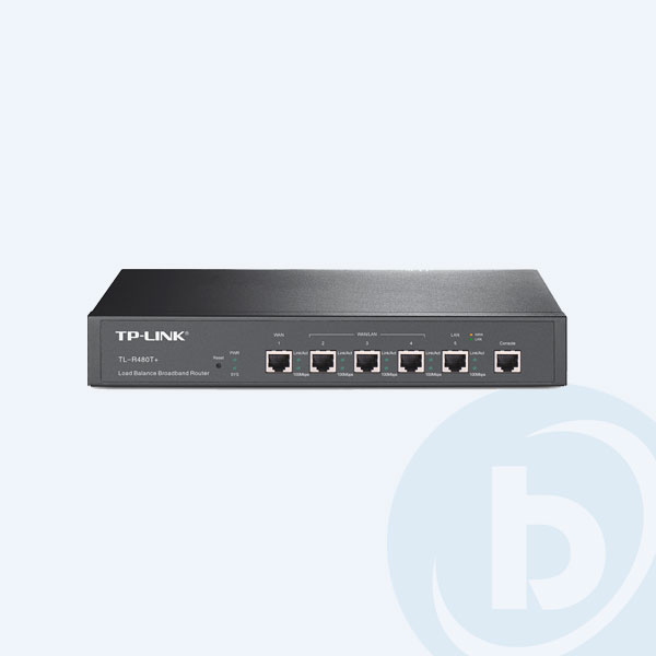 TL-R480T+ - Router balance de carga TP-Link, Puerto 10/100, Puerto WAN, 3 Puertos WAN-LAN