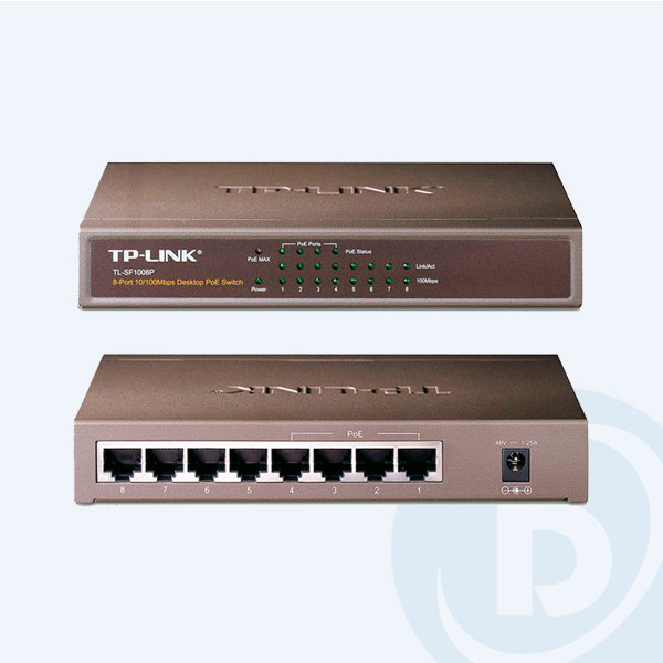 TL-SF1008P - Switch PoE TP-Link, 8 Puertos, 10/100 Mbps