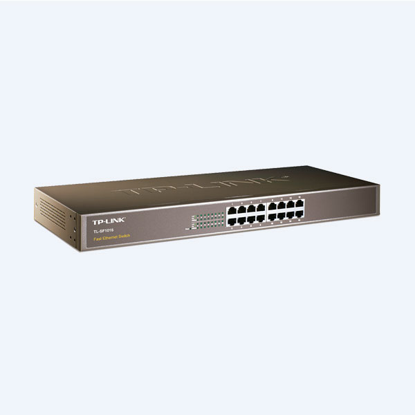 Switch TP-LINK, 16 Puertos 10/100 Mbps, no Administrable, para Rack de 19''