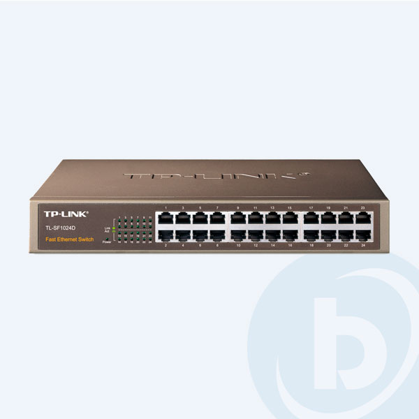 TL-SF1024D - Switch TP-Link, 24 Puertos 10/100Mbps, Para Escritorio y Montaje en Rack