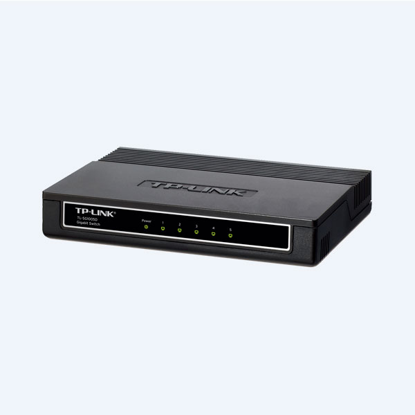 Switch TP-Link, 5 Puertos 10/100/1000Mbps, Para Escritorio o Pared