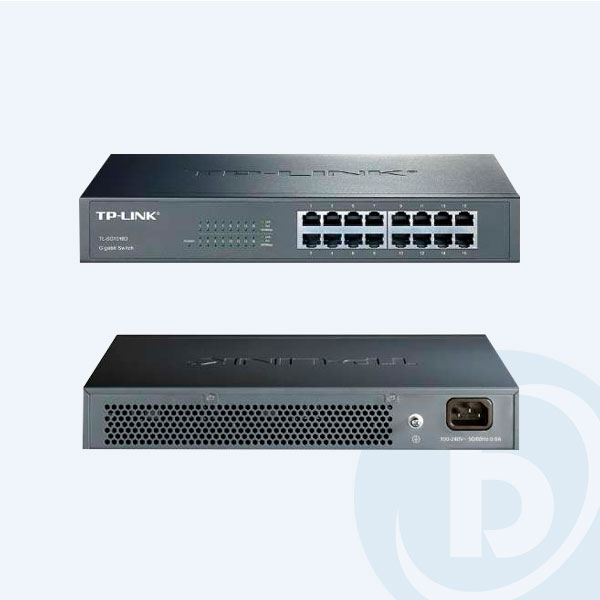 TL-SG1016D - Switch TP-Link, 16 Puertos 10/100/1000 Mbps Gigabit, Auto-Negociación