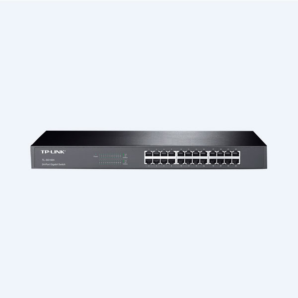 Switch TP-Link, 24 Puertos 10/100/1000Mbps, Auto MDI/MDI