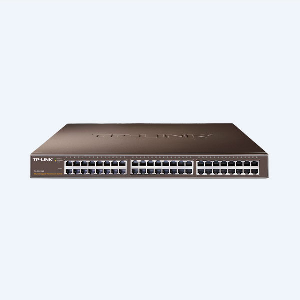 Switch TP-Link, 48 Puertos RJ45 de 10/100/1000Mbps, no Administrable
