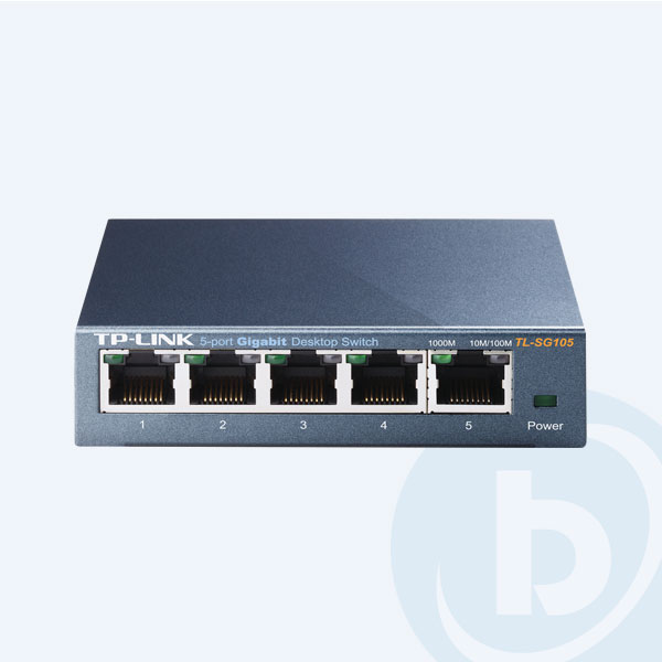 TL-SG105 - Switch Tp-Link TL-SG105, 5 Puertos 10/100/1000 Mbps
