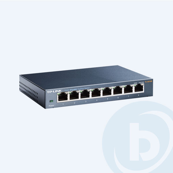 TL-SG108 - Switch TP-Link, 8 Puertos 10/100/1000MBPS, Auto-MDI/MDIX