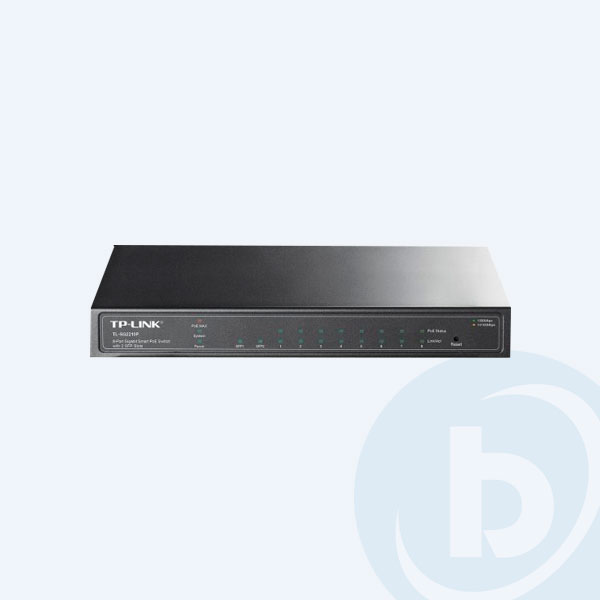 TL-SG2210P - Switch Intel&iacute;gente TP-Link, 8 Puertos 10/100/1000Mbps + 2 Ranuras SFP 1000Mbps, PoE