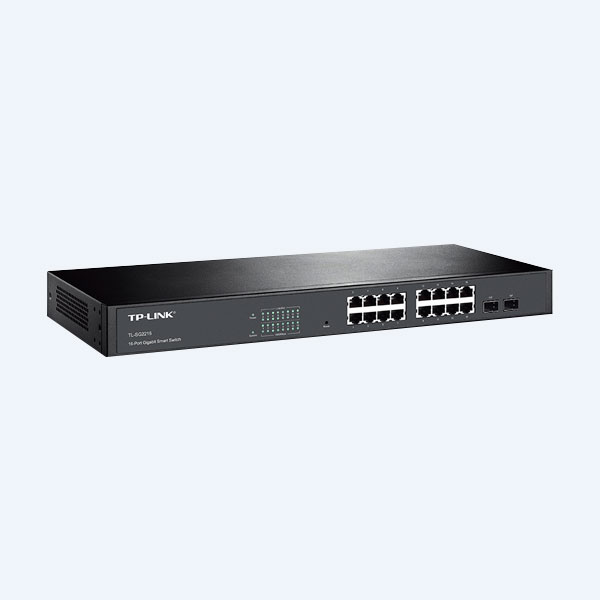 Switch Intelígente TP-Link, 16 Puertos 10/100/1000Mbps + 2 Ranuras SFP 100/1000Mbps