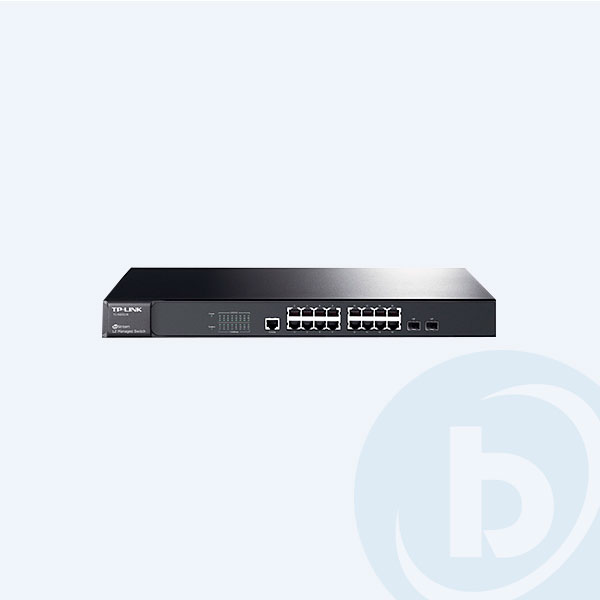 TL-SG3216 - Switch TP-Link, 16 Puertos  10/100/1000Mbps, 2 Slots Combo SFP
