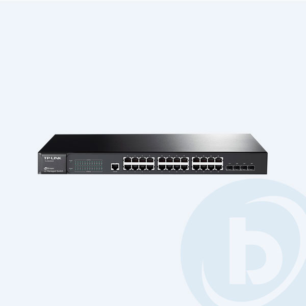 TL-SG3424 - Switch TP-LINK, 25 Puertos, 24 Puertos RJ45 10/100/1000 Mbps, 4SFP 100/1000 Mbps, 1 Puerto Consola