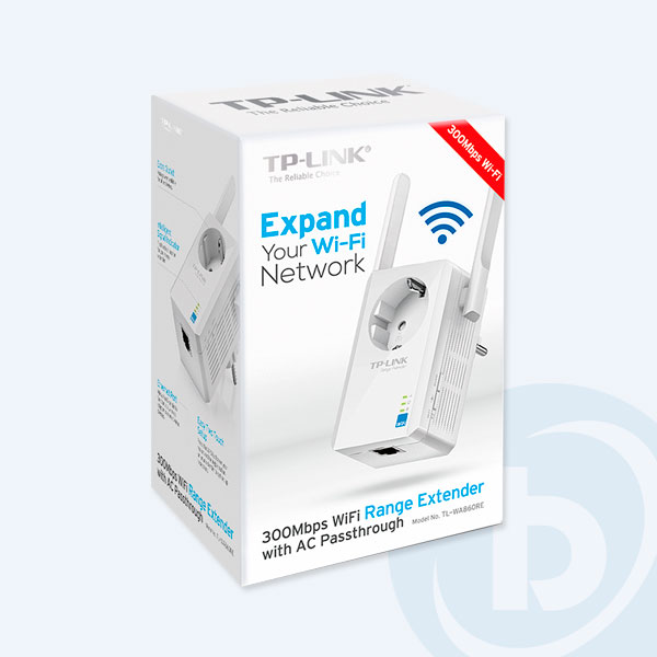 TL-WA860RE - Repetidor Inal&aacute;mbrico TP-Link TL-WA860RE, 300Mbps, con Toma de Corriente, Ethernet