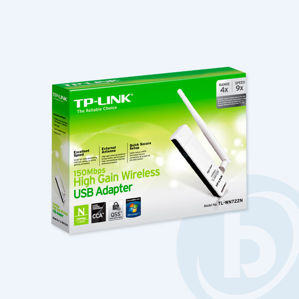 TL-WN722N - Tarjeta de Red Inal&aacute;mbrica USB TP-Link, 150 Mbps, IEEE 802.11n/g/b