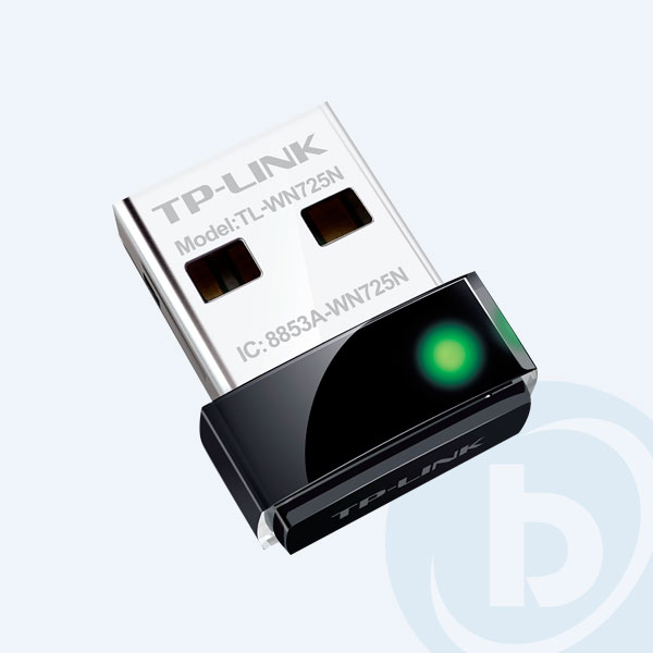 TL-WN725N - Tarjeta de Red Inal&aacute;mbrica USB TP-Link  Nano, 150Mbps