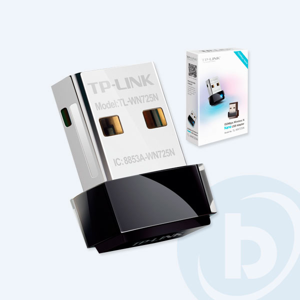 TL-WN725N - Tarjeta de Red Inal&aacute;mbrica USB TP-Link  Nano, 150Mbps