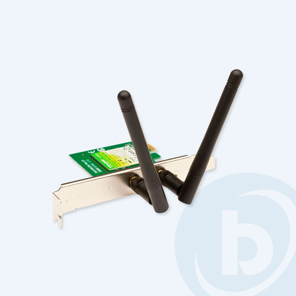 TL-WN881ND - Tarjeta de Red Inal&aacute;mbrica PCI-E TP-Link,  2 Antenas desmontables 2dBi, 300Mbps