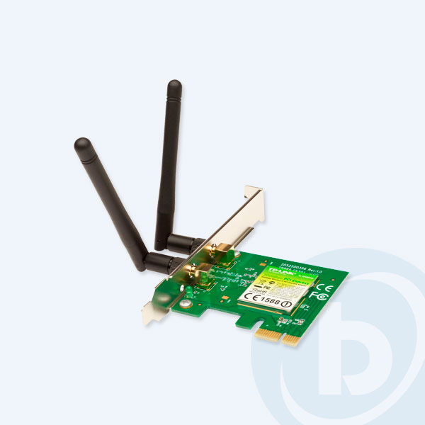 TL-WN881ND - Tarjeta de Red Inal&aacute;mbrica PCI-E TP-Link,  2 Antenas desmontables 2dBi, 300Mbps
