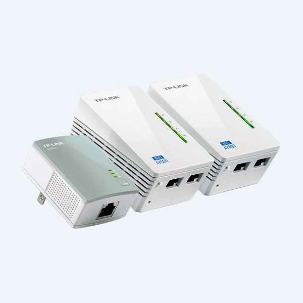 Kit Adaptador Powerline TP-LINK TL-WPA4220NET, 2pz Inalámbrico a 300Mbps 2RJ45, 1pz Alámbrico a 500Mbps