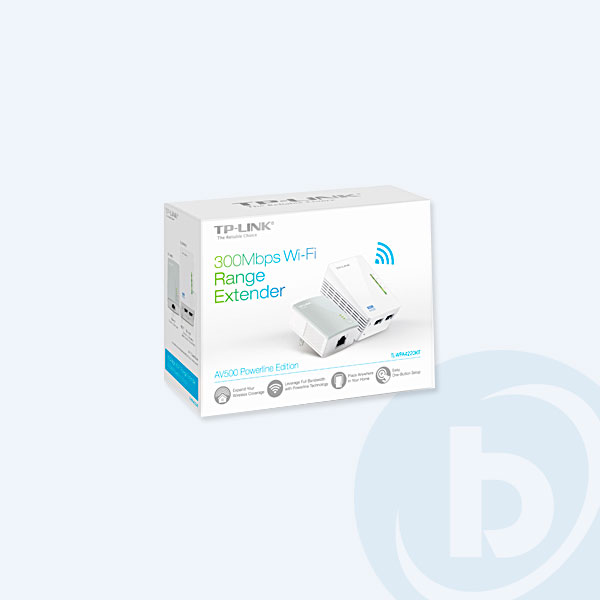 TL-WPA4220 STARTER KIT - Adaptador Powerline TP-Link TL-WPA4220, Inal&aacute;mbrico a 300MBs, 2 RJ45, Al&aacute;mbrico a 500MBps