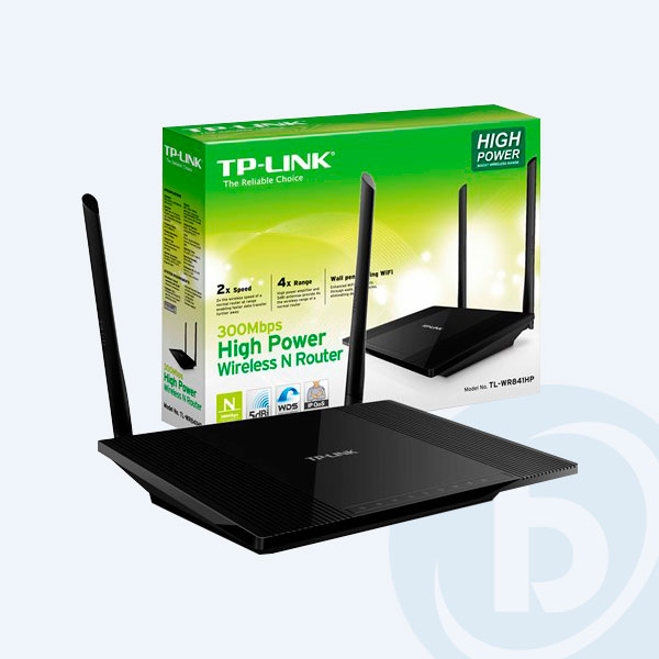 TL-WR841HP - Router Inal&aacute;mbrico TP-LINK TL-WR841HP Rompemuros, 300Mbps, 4 Puertos 10/100Mbps, 1 Puerto WAN de 10/100Mbps