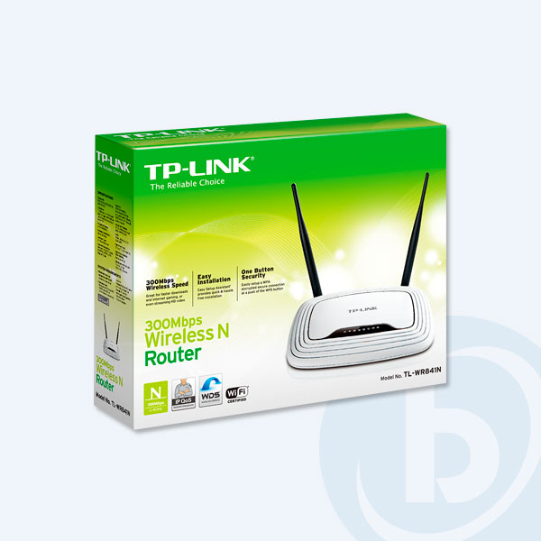 TL-WR841N - Router Inal&aacute;mbrico Tp-Link TL-WR841N, 300 Mbps, 4 puertos Ethernet